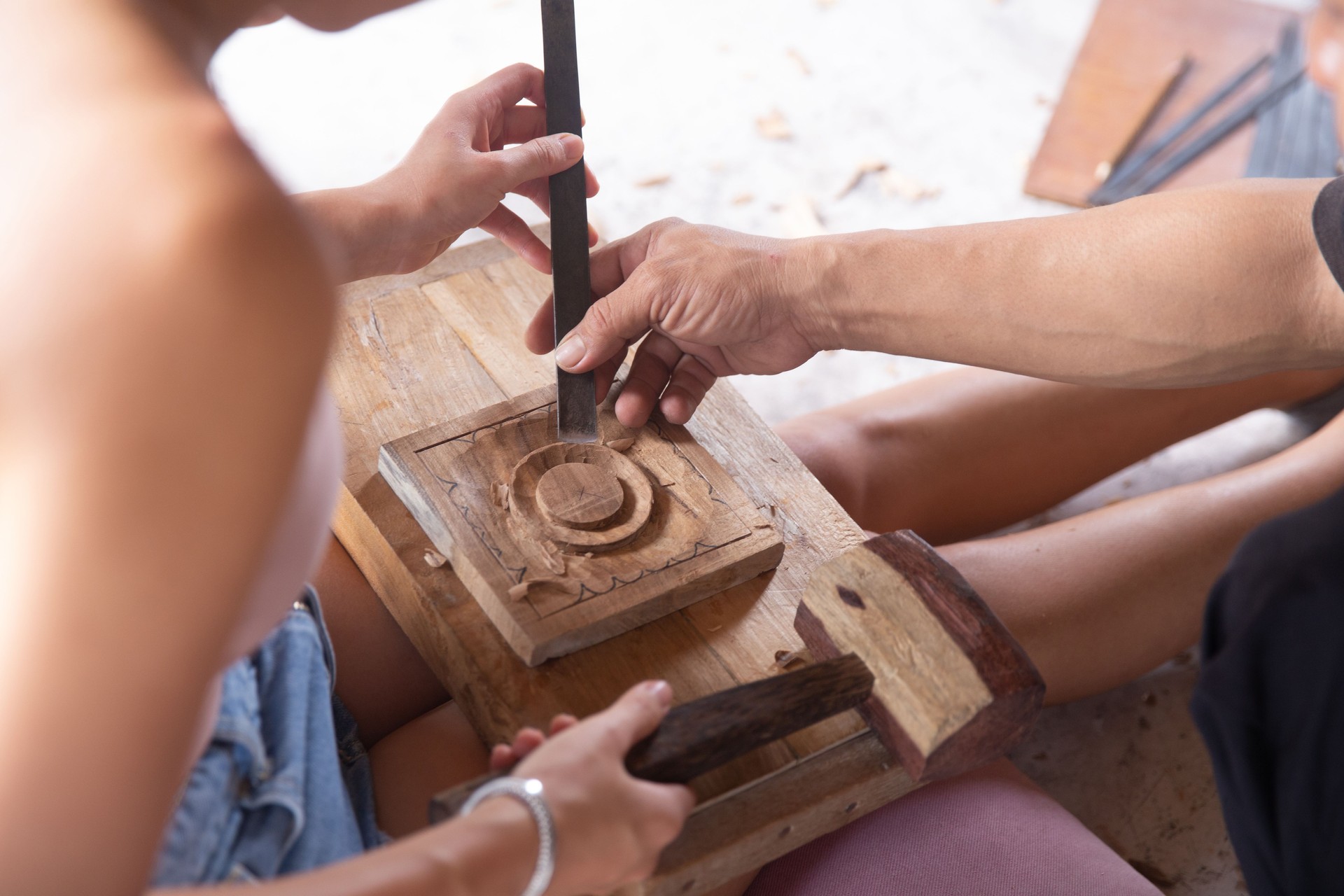 Collaborative Wood Carving Workshop